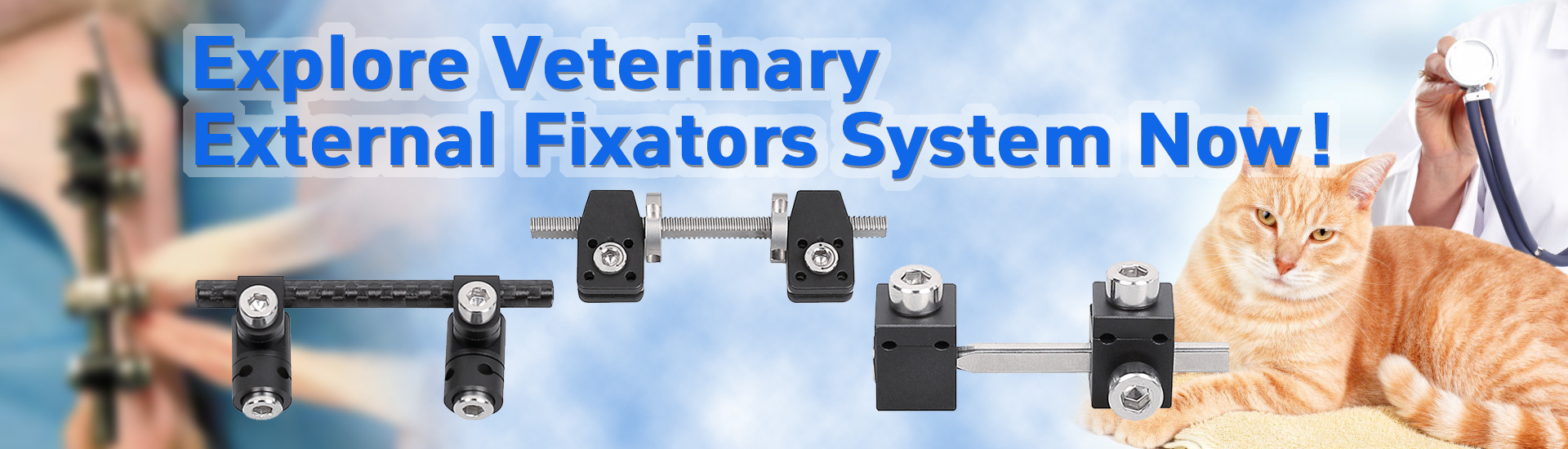 Veterinary Pawsome External Fixator For Dog And Cat External Fixation