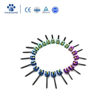 Veterinary Spinal Pedicle Screws For Dog And Cat Spine Surgery Use