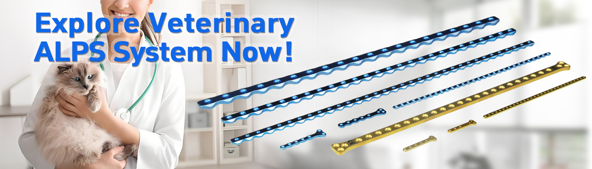 獸醫骨科植入物創傷 ALPS 鎖定板