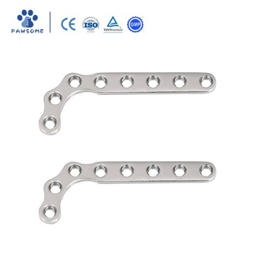 eterinary non-locking 2.0 Distal Femoral Round Hole Plate